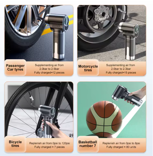 Portable Handheld 150 PSI Tire Pump