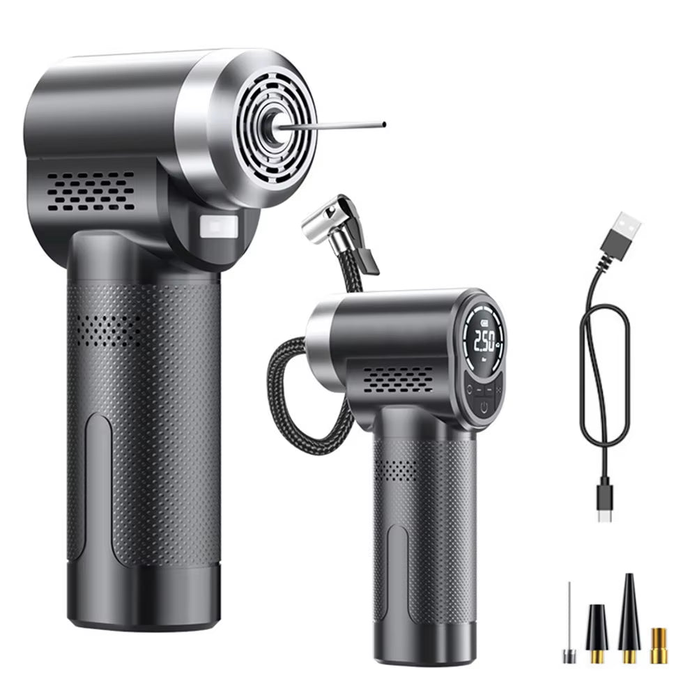 150PSI Wireless Car Air Compressor Electric Portable Smart Car Tire Air Pump for Motorcycle Bicycle Tire Air Filling Pump
